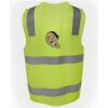 JB's Hi Vis (D+N) Zip Safety Vest Thumbnail