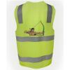 JB's Hi Vis (D+N) Zip Safety Vest Thumbnail