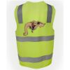 JB's Hi Vis (D+N) Zip Safety Vest Thumbnail
