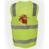 JB's Hi Vis (D+N) Zip Safety Vest Thumbnail