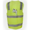JB's Hi Vis (D+N) Zip Safety Vest Thumbnail