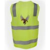 JB's Hi Vis (D+N) Zip Safety Vest Thumbnail