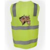 JB's Hi Vis (D+N) Zip Safety Vest Thumbnail
