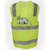 JB's Hi Vis (D+N) Zip Safety Vest Thumbnail
