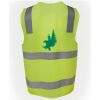 JB's Hi Vis (D+N) Zip Safety Vest Thumbnail