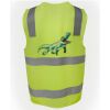 JB's Hi Vis (D+N) Zip Safety Vest Thumbnail