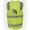 JB's Hi Vis (D+N) Zip Safety Vest Thumbnail