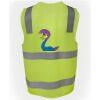 JB's Hi Vis (D+N) Zip Safety Vest Thumbnail
