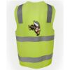 JB's Hi Vis (D+N) Zip Safety Vest Thumbnail