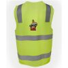 JB's Hi Vis (D+N) Zip Safety Vest Thumbnail