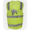 JB's Hi Vis (D+N) Zip Safety Vest Thumbnail