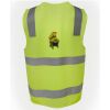 JB's Hi Vis (D+N) Zip Safety Vest Thumbnail