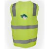 JB's Hi Vis (D+N) Zip Safety Vest Thumbnail