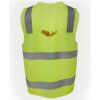 JB's Hi Vis (D+N) Zip Safety Vest Thumbnail