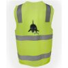 JB's Hi Vis (D+N) Zip Safety Vest Thumbnail