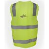 JB's Hi Vis (D+N) Zip Safety Vest Thumbnail