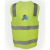 JB's Hi Vis (D+N) Zip Safety Vest Thumbnail