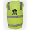 JB's Hi Vis (D+N) Zip Safety Vest Thumbnail