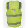 JB's Hi Vis (D+N) Zip Safety Vest Thumbnail