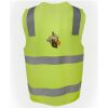 JB's Hi Vis (D+N) Zip Safety Vest Thumbnail