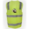 JB's Hi Vis (D+N) Zip Safety Vest Thumbnail
