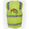 JB's Hi Vis (D+N) Zip Safety Vest Thumbnail