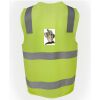 JB's Hi Vis (D+N) Zip Safety Vest Thumbnail