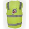 JB's Hi Vis (D+N) Zip Safety Vest Thumbnail