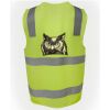 JB's Hi Vis (D+N) Zip Safety Vest Thumbnail