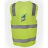 JB's Hi Vis (D+N) Zip Safety Vest Thumbnail