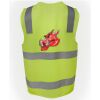 JB's Hi Vis (D+N) Zip Safety Vest Thumbnail