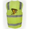JB's Hi Vis (D+N) Zip Safety Vest Thumbnail