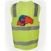 JB's Hi Vis (D+N) Zip Safety Vest Thumbnail