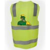 JB's Hi Vis (D+N) Zip Safety Vest Thumbnail