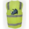 JB's Hi Vis (D+N) Zip Safety Vest Thumbnail