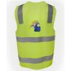 JB's Hi Vis (D+N) Zip Safety Vest Thumbnail