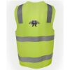JB's Hi Vis (D+N) Zip Safety Vest Thumbnail