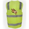 JB's Hi Vis (D+N) Zip Safety Vest Thumbnail