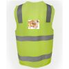 JB's Hi Vis (D+N) Zip Safety Vest Thumbnail