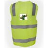 JB's Hi Vis (D+N) Zip Safety Vest Thumbnail
