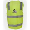 JB's Hi Vis (D+N) Zip Safety Vest Thumbnail