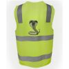 JB's Hi Vis (D+N) Zip Safety Vest Thumbnail