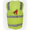 JB's Hi Vis (D+N) Zip Safety Vest Thumbnail