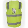 JB's Hi Vis (D+N) Zip Safety Vest Thumbnail