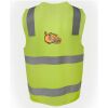 JB's Hi Vis (D+N) Zip Safety Vest Thumbnail