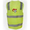 JB's Hi Vis (D+N) Zip Safety Vest Thumbnail