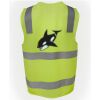 JB's Hi Vis (D+N) Zip Safety Vest Thumbnail