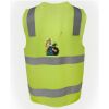 JB's Hi Vis (D+N) Zip Safety Vest Thumbnail