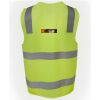 JB's Hi Vis (D+N) Zip Safety Vest Thumbnail