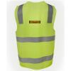 JB's Hi Vis (D+N) Zip Safety Vest Thumbnail